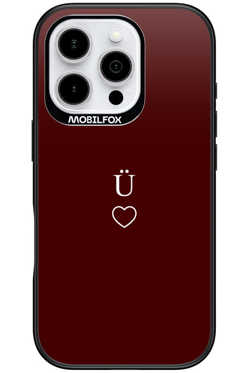 U Burgundia II 2.0 - Apple iPhone 16 Pro