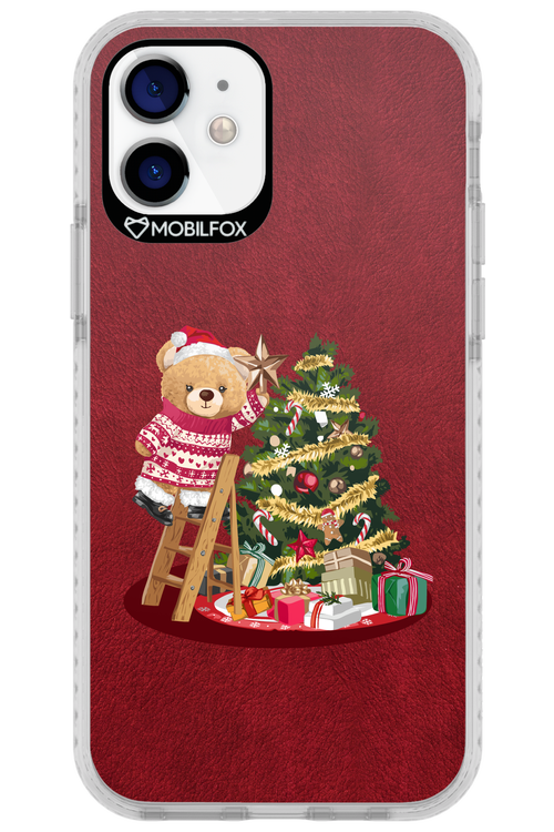 Christmas Bear (Burgundy) - Apple iPhone 12