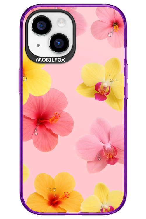 Sunset Flowers - Apple iPhone 15