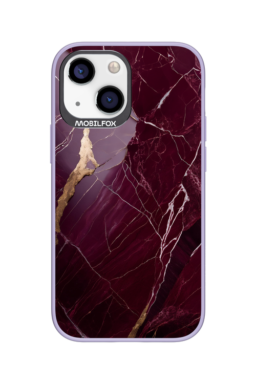Burgundy Marble - Apple iPhone 13 Mini