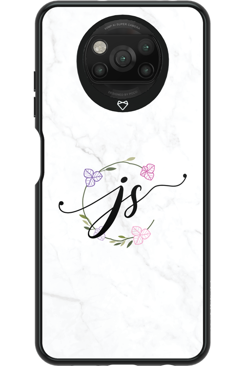 JS Monogram White - Xiaomi Poco X3 Pro