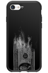 Money Burn B&W - Apple iPhone 7