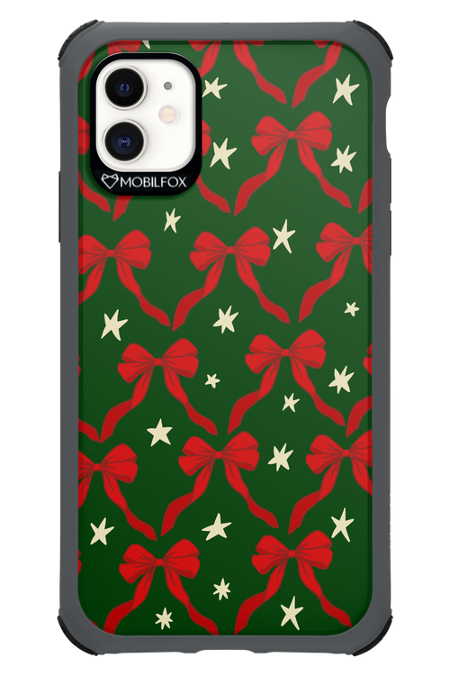 Bow & Stars (Green) - Apple iPhone 11