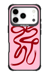 Burgundy Bow - Apple iPhone 17 Pro