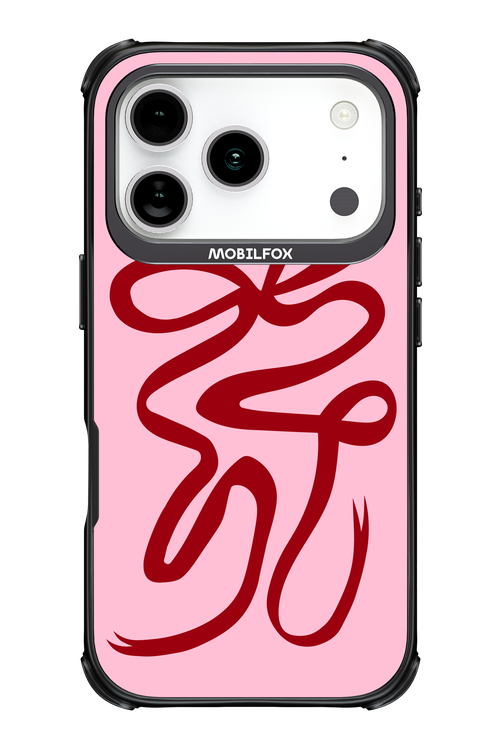 Burgundy Bow - Apple iPhone 17 Pro