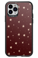 Burgundy Stars - Apple iPhone 11 Pro