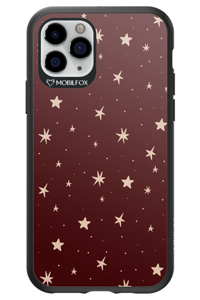 Burgundy Stars - Apple iPhone 11 Pro