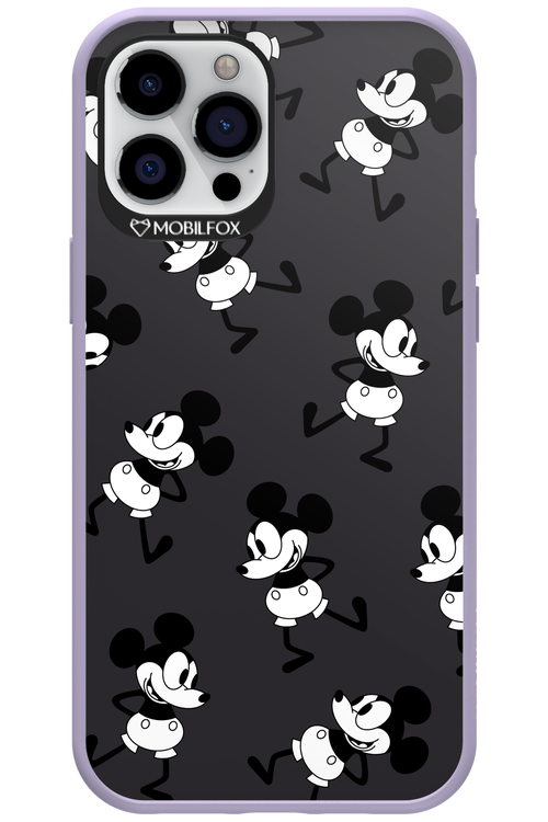 Iconic Mouse (antracite pattern) - Apple iPhone 12 Pro Max