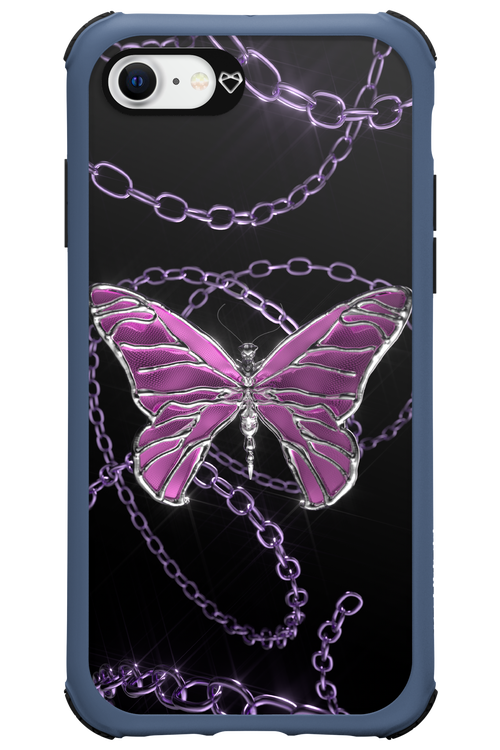 Butterfly Necklace - Apple iPhone SE 2022