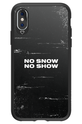 No snow, no show - Apple iPhone X