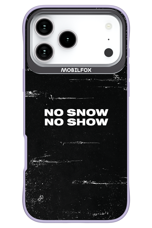 No snow, no show - Apple iPhone 17 Pro Max