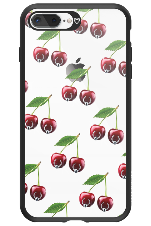 Spicy Cherries Transparent - Apple iPhone 8 Plus