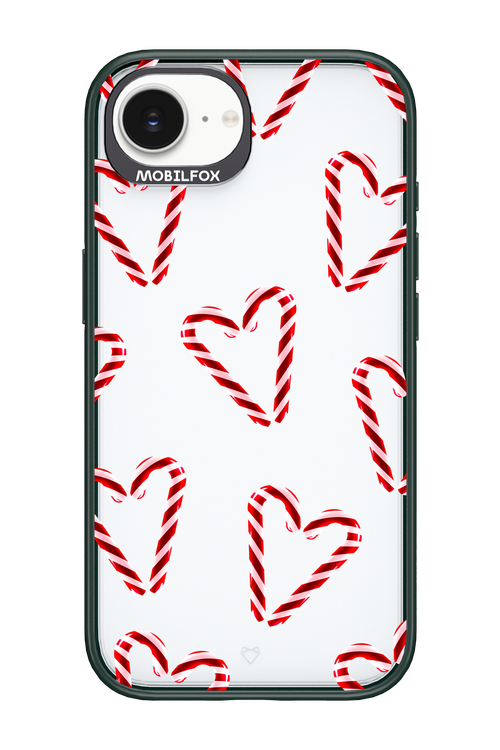 Candy Cane Hearts - Apple iPhone 16e