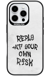 At Your Own Risk - Apple iPhone 16 Pro