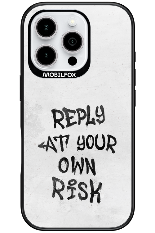 At Your Own Risk - Apple iPhone 16 Pro