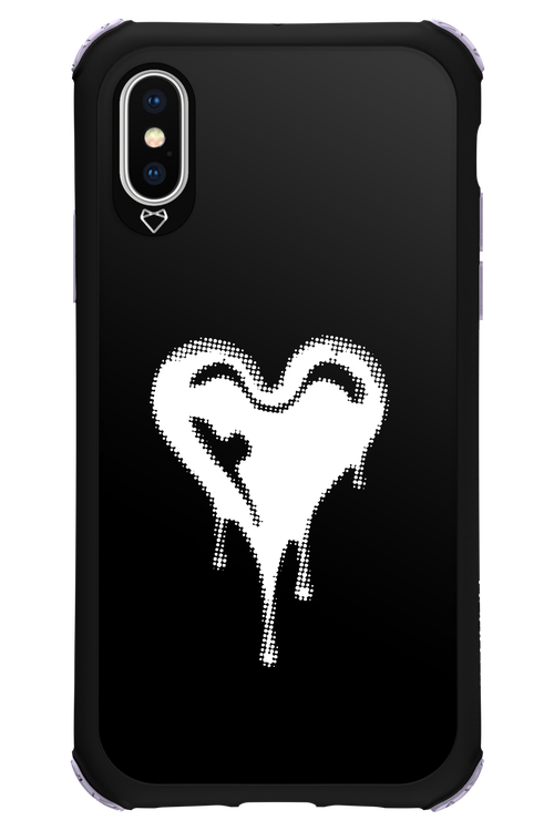 Heart Black - Apple iPhone X