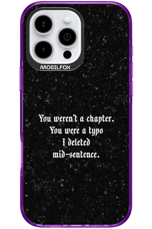 A Typo - Apple iPhone 16 Pro Max