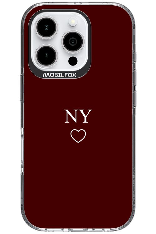 NY Burgundia 2.0 - Apple iPhone 16 Pro