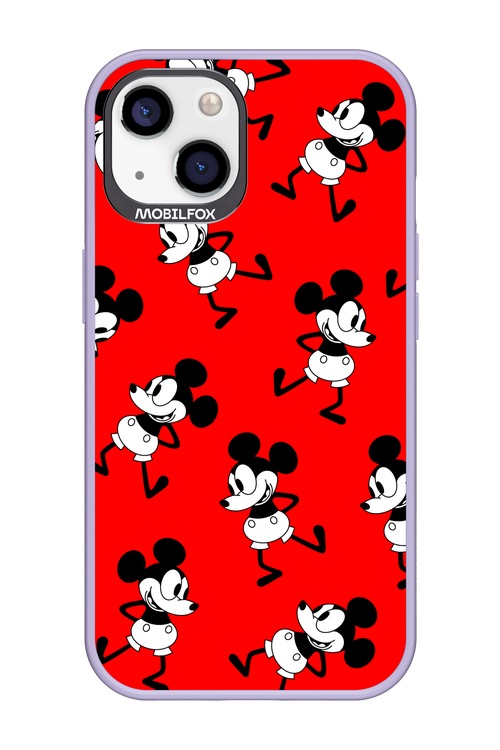Iconic Mouse (red pattern) - Apple iPhone 13