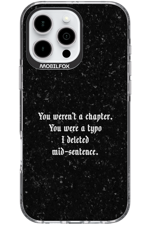 A Typo - Apple iPhone 16 Pro Max