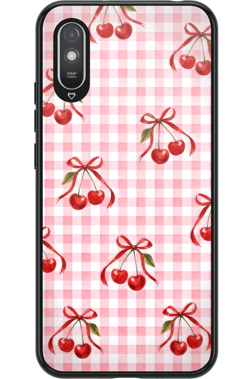 Pink Cherry Checked 2.0 - Xiaomi Redmi 9A