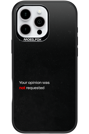Not Requested 2.0 - Apple iPhone 16 Pro Max
