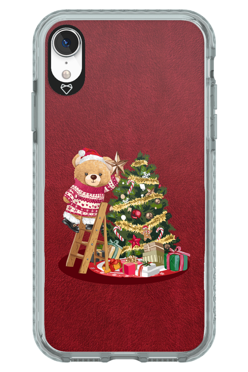Christmas Bear (Burgundy) - Apple iPhone XR