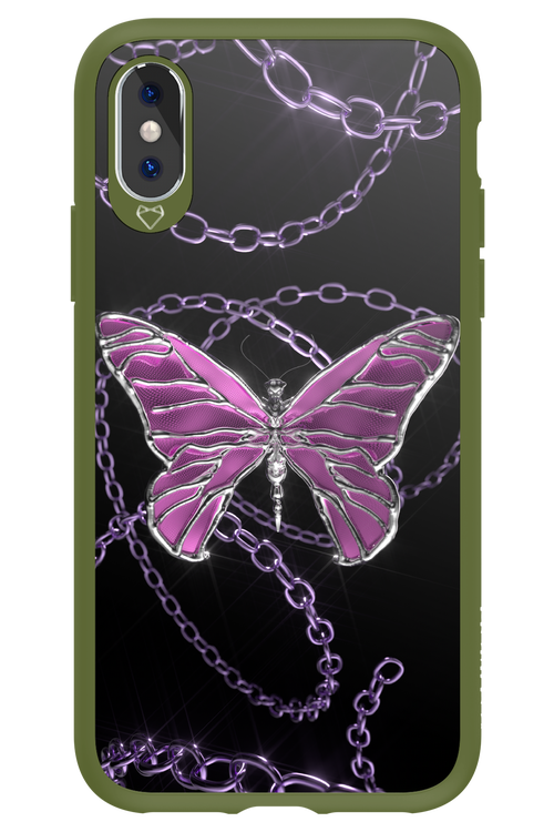 Butterfly Necklace - Apple iPhone XS