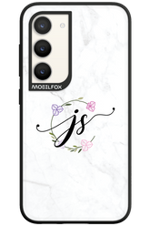 JS Monogram White - Samsung Galaxy S23