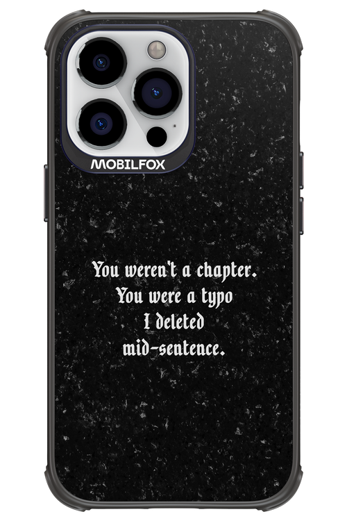 A Typo - Apple iPhone 13 Pro