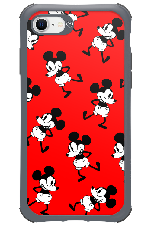 Iconic Mouse (red pattern) - Apple iPhone SE 2020