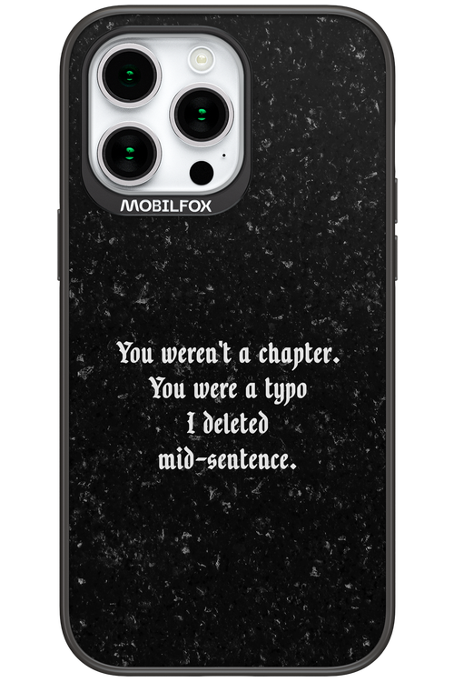 A Typo - Apple iPhone 15 Pro Max