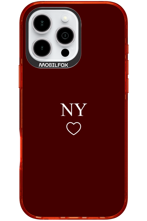 NY Burgundia 2.0 - Apple iPhone 16 Pro Max