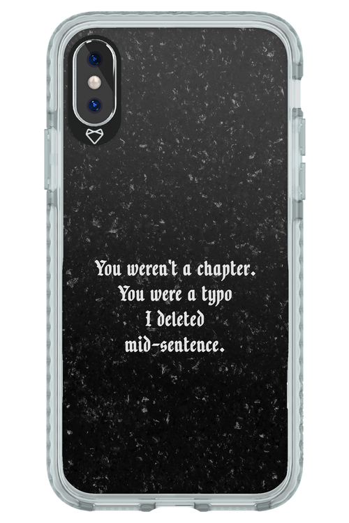 A Typo - Apple iPhone X