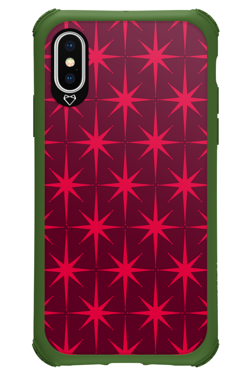 Burgundy Starss - Apple iPhone X