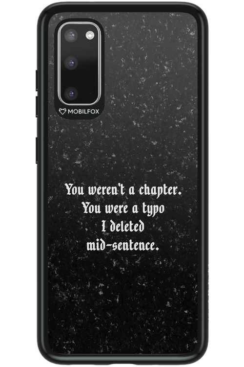 A Typo - Samsung Galaxy S20