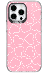 Line Heart Pink - Apple iPhone 15 Pro Max