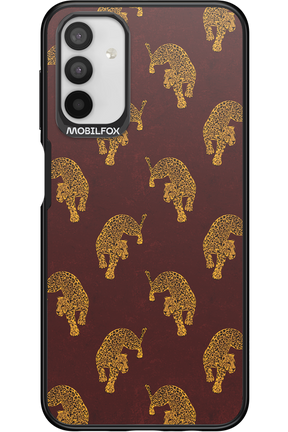 Burgundy Leopard Pattern - Samsung Galaxy A04s