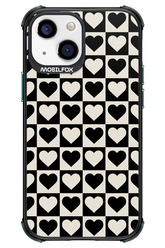 Checkered Heart - Apple iPhone 13 Mini