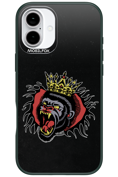 Monkey Rage Black - Apple iPhone 16 Plus