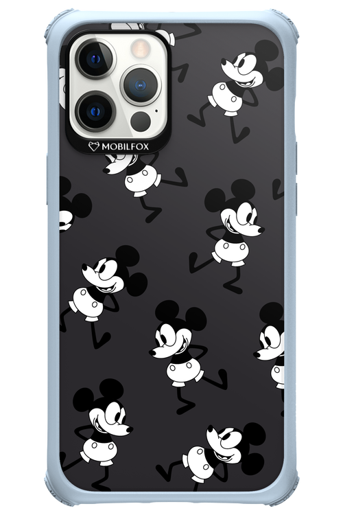 Iconic Mouse (antracite pattern) - Apple iPhone 12 Pro Max