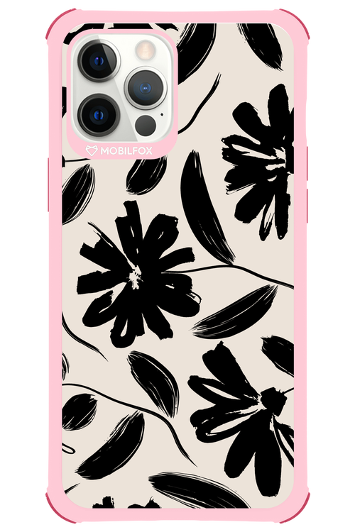 Monochrome Flowerss 2.0 - Apple iPhone 12 Pro Max