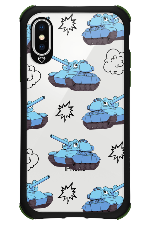 Tank Guy Transparent - Apple iPhone XS