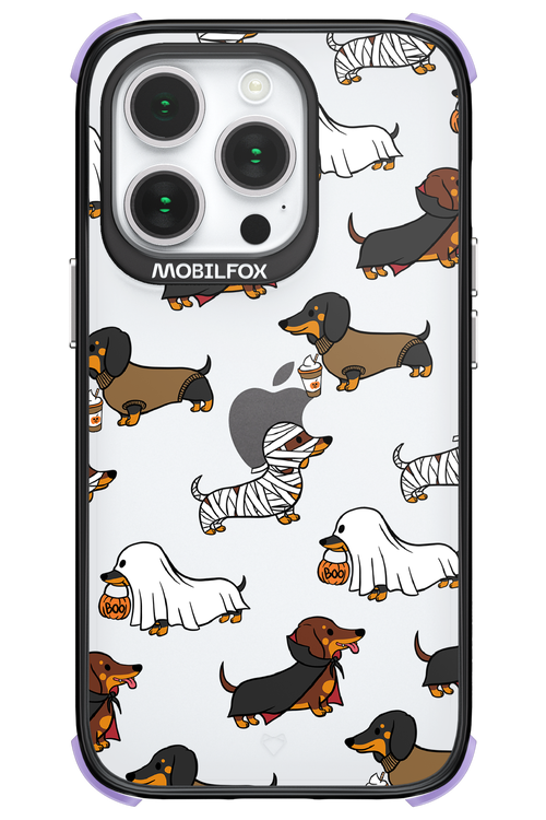 Scary Dachshund (Transparent) - Apple iPhone 14 Pro