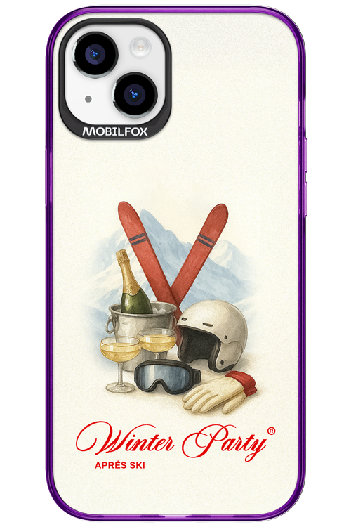 Winter Ski Party - Apple iPhone 15 Plus