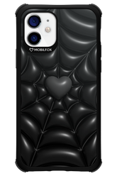 Black Spider Heart - Apple iPhone 12