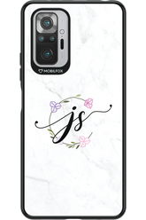 JS Monogram White - Xiaomi Redmi Note 10 Pro