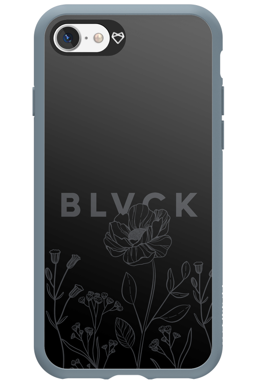 Black Flowers - Apple iPhone 7