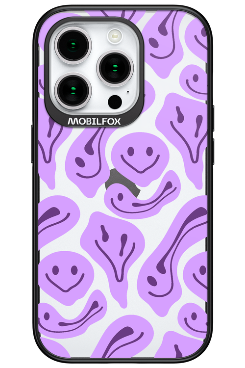 Fluid Smiley Purple - Apple iPhone 15 Pro