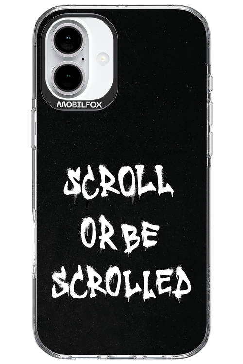 Scroll Black - Apple iPhone 16 Plus